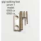 Gigi / feed dog mesin jahit industri Jarum 1 Walking Foot model 0302-CX / 0303-CX 1