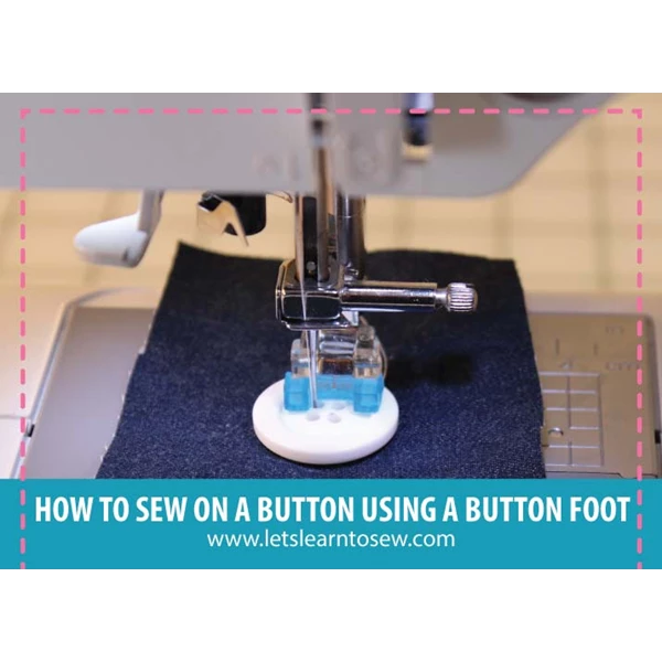 button foot sewing machine portable