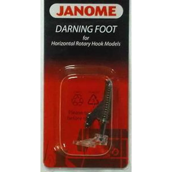 darning foot janome sewing machine
