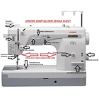 Mesin Jahit High Speed portable Janome 1600p-QC Long Arm quilting 5
