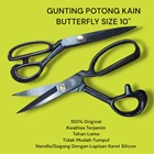 alat potong - gunting kain butterfly 10" - original 2