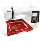 Janome Mc230e Embroidery Machine Compute Portabler - Red White 6