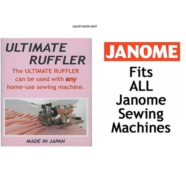 ruffler foot janome sewing machine