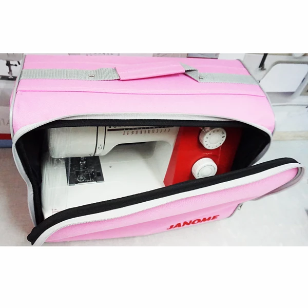 carry case sewing machine janome - pink