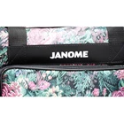 mesin jahit janome/carry case sewing machine janome - motif bunga-bunga 1