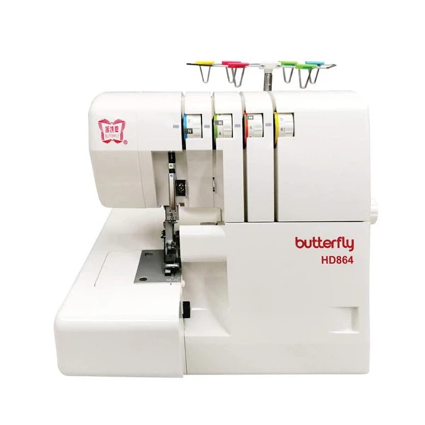 sewing machine overlock butterfly 864 heavy duty